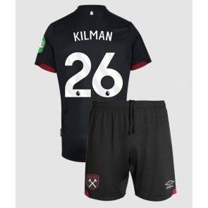 West Ham United Max Kilman #26 Gostujuci Dres za Dječji 2024-25 Kratak Rukavima (+ kratke hlače)